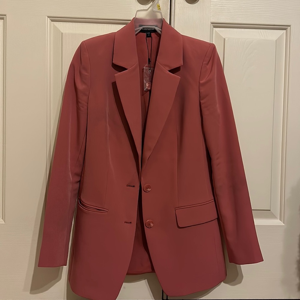 Women oversized boyfriend blazer